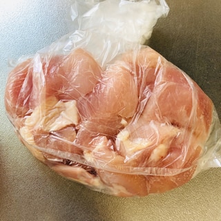 鶏モモ肉下味冷凍〜塩胡椒×ガーリック〜